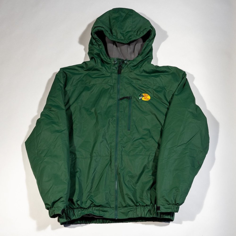 USED Bass Pro Shops Tourney Trail Jacket (stain on sleeve)